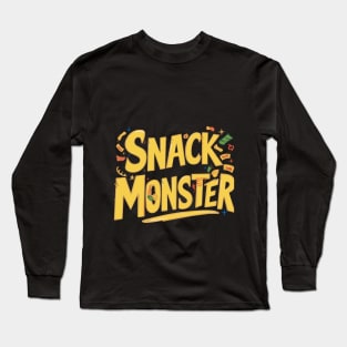 SNACK MONSTER Long Sleeve T-Shirt